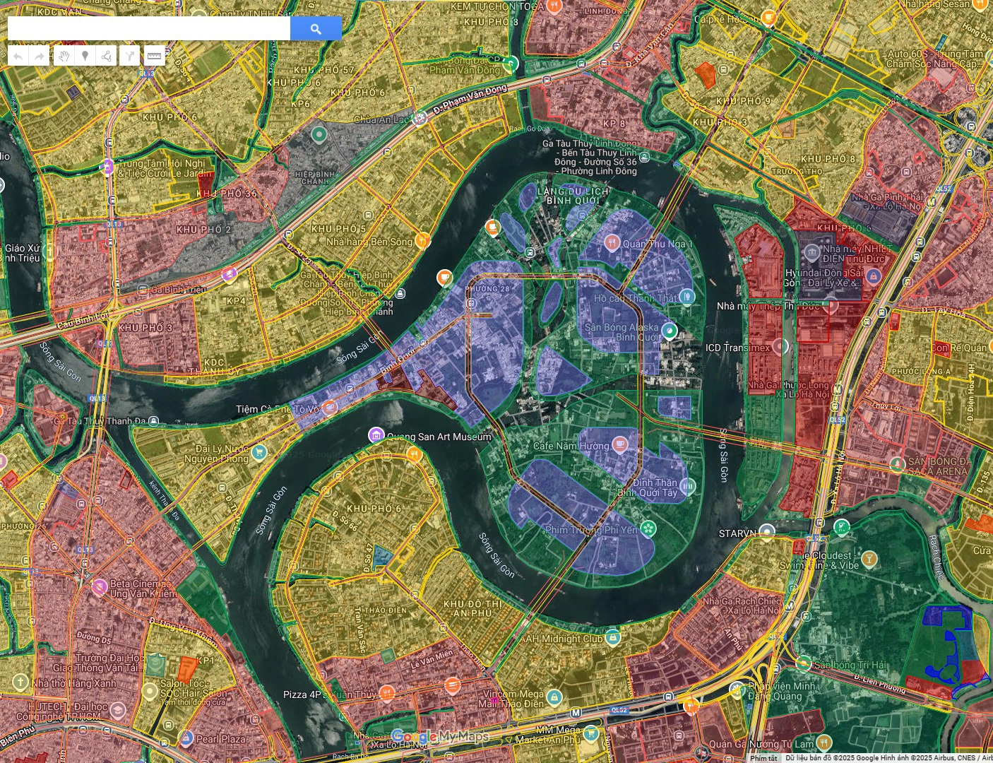 Bản đồ kế hoạch quy hoạch Thanh Đa