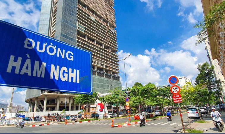 Giá đất tại đường Hàm Nghi quận 1