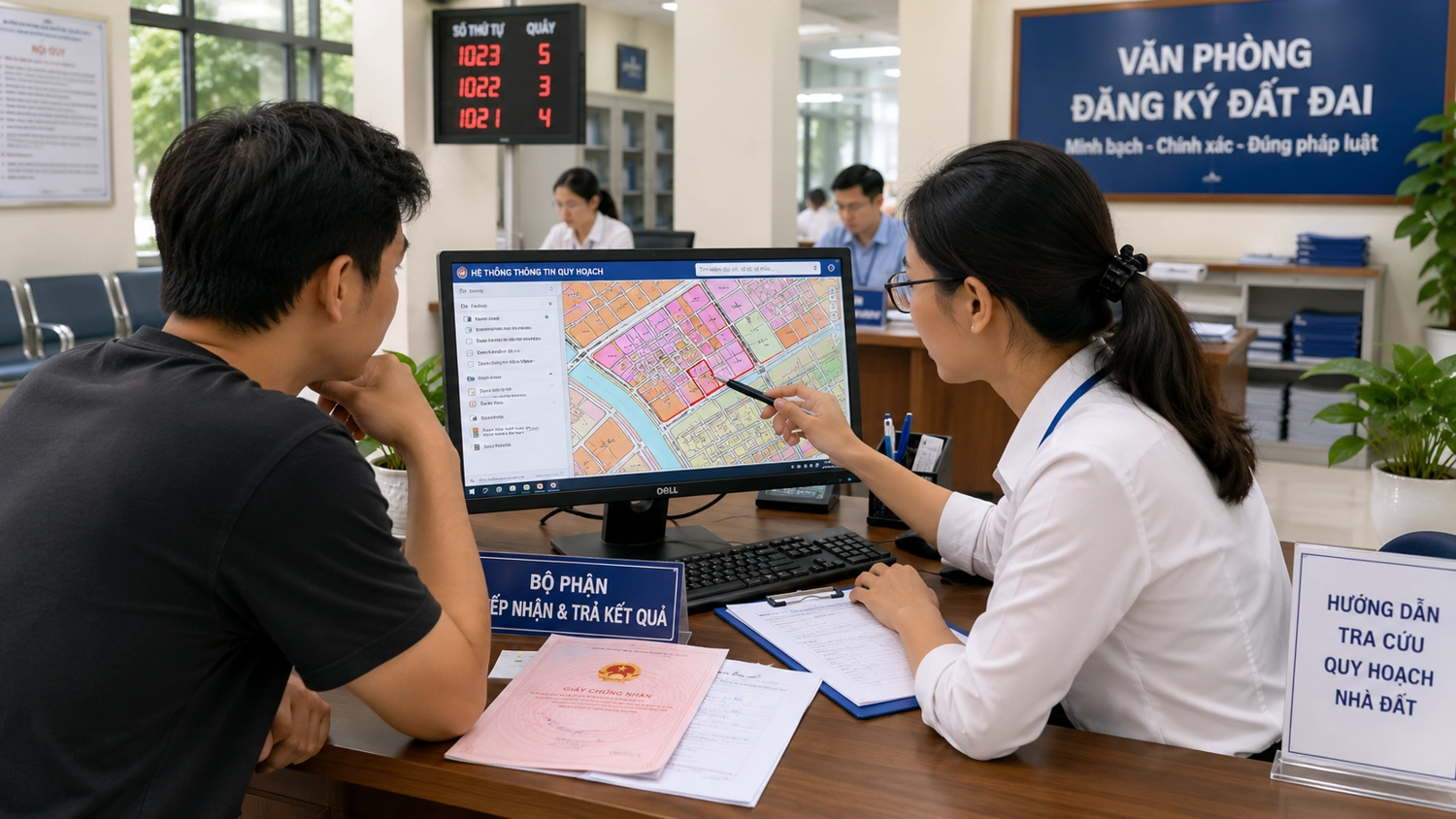 Kiểm tra quy hoạch trực tiếp để xem hiện tại nh&agrave; c&oacute; bị quy hoạch kh&ocirc;ng