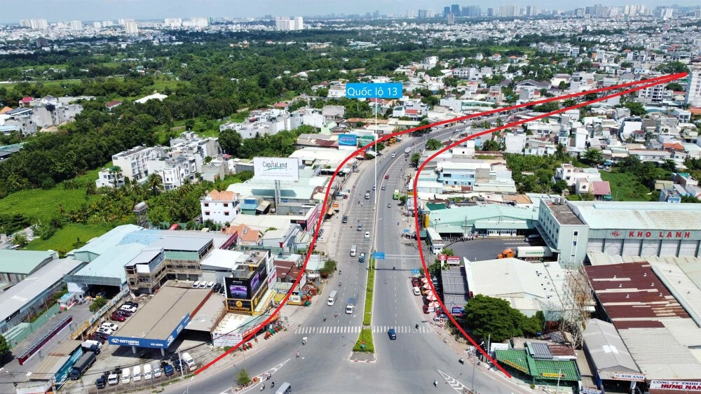 Dự kiến mở rộng QL13 l&ecirc;n 8 l&agrave;n xe