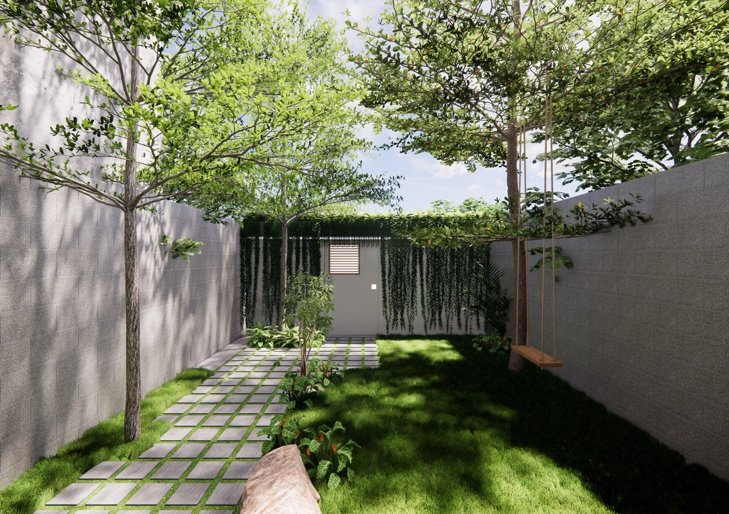 Nhà phố xanh hay nhà phố sân vườn