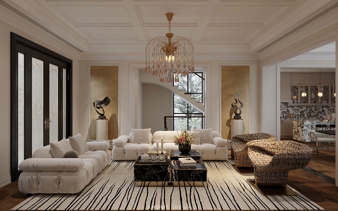 Phong cách Luxury thể hiện tiềm lực tài chính cao