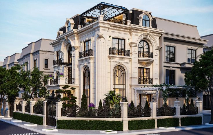 Phong cách kiến trúc tân cổ điển gắn liền với sự lộng lẫy