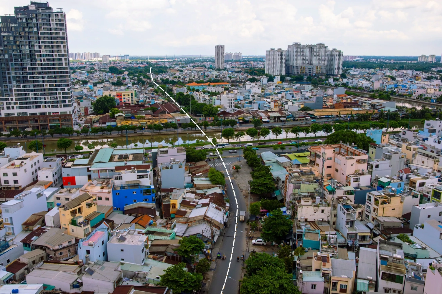 Dự án cầu đường Bình Tiên khi hoàn thành sẽ tạo trục kết nối mới, giúp người dân khu nam TP.HCM thoát cảnh đi đường vòng và giảm áp lực kẹt xe